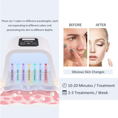 L-E-D Light 7 Color SPA Facial Light Multifunctional Beauty Machine for Women Home Salon