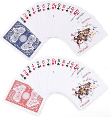12 Pack Playing Cards Decks of Cards Bulk Poker Size 6 Blue and 6 Red