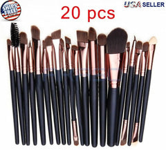 20pcs Makeup Brushes Kit Set Powder Foundation Eyeshadow Eyeliner Lip Brush