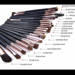 20pcs Makeup Brushes Kit Set Powder Foundation Eyeshadow Eyeliner Lip Brush