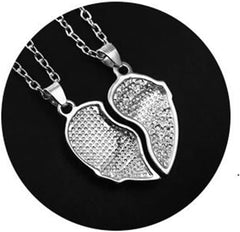 Matching Heart Sister Necklace for 2 Big Little Sister Necklaces Gifts for Women