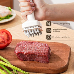 Stainless Steel Meat Tenderizer Needle Tool, Meat Tenderizer Tool with Ultra Sharp Stainless Steel Needle Blades