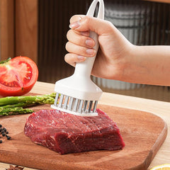 Stainless Steel Meat Tenderizer Needle Tool, Meat Tenderizer Tool with Ultra Sharp Stainless Steel Needle Blades