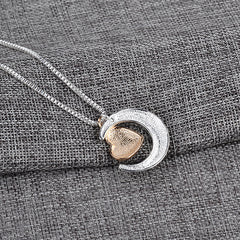 Accessories Mother's Day Gift I love you mom Love Moon Necklace Mom Gift Pendant