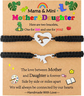 Mother Daughter Bracelets, Mother Son Bracelets Mommy and Me Back to School Kindergarten Gifts Matching Bracelets Set for Mother's Day Gifts