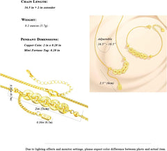 Mother of Pearl Necklaces for Women Summer Jewelry 18K Gold Accessories