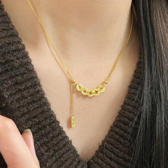 Mother of Pearl Necklaces for Women Summer Jewelry 18K Gold Accessories