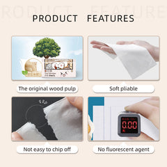 3-layer Thick Wooden Portable Embossed Napkin Paper Towels Mouth Wiping Wipes