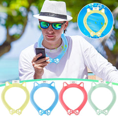 Neck Cooling Tube, 2024 New Reusable Cooling Collar, Ice Neck Cooler for Outdoor Indoor, Relief for Hot Flashes and Summer