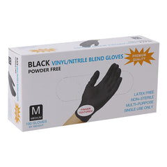 Nitrile Exam Gloves, Medium, 100-ct Box, 4-mil, Latex-Free, Powder-Free, Food-Safe