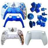 Creative Design PS5 Controller Replacement Shell with Custom Buttons - Game Accessories