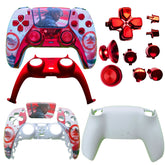 PS5 Controller Shell Replacement Kit - Limited Top/Bottom Cover & Buttons for 2.0/3.0 (CFI-ZCT1/2)