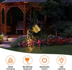 Otdair Solar Watering Can Lights – Outdoor Garden/Patio/Pathway Decor, Waterproof Solar Lights, Gifts for Mom/Grandma Birthdays