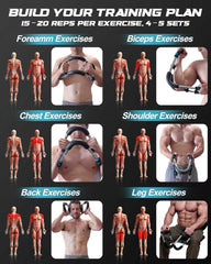 2025 Pro Twister Arm Trainer - Adjustable Power Twister, Upper Body Chest/Shoulder Trainer, Portable Detachable Home/Gym