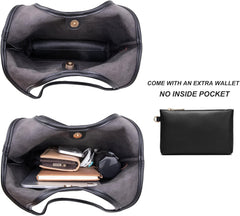 Montana West Slouchy Hobo Bags for Women Soft Designer Shoulder Purses Ladies Top Handle Handbag