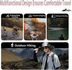 Solar-Powered Fan Hat for Men & Women | 2 Fans, USB Charging, Breathable Design - Cool & Stylish Sombrero