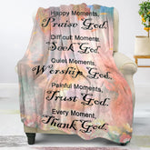 Christian Gifts for Women Faith, Inspirational Gifts for Women, Soft Throw Blankets for Women, Religious Gifts for Women/Men, Spiritual Gifts for Women, Personalized Blankets for Adults 40"x 50"