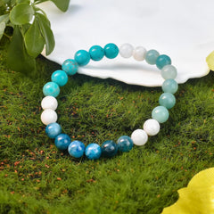 Strong Healing Crystal Bracelet 8MM Genuine Stone Bracelet Lucky Beaded Bracelet Chakra Bracelet 6.5 inch