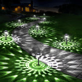 Super Bright Waterproof Solar Lights 10 Pack - Auto On/Off 12H Dusk-to-Dawn, Perfect for Garden Pathway & Landscape Lighting