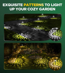 Super Bright Waterproof Solar Lights 10 Pack - Auto On/Off 12H Dusk-to-Dawn, Perfect for Garden Pathway & Landscape Lighting