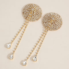 Super Sparkling Diamond Bra Chain Nipple Patch Nightclub Hot Girl Body Chain Set Body Chain