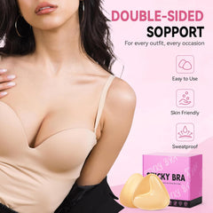 Ultra Push-up Sticky Bra Pads Inserts Double-Sided Adhesive Bra for Sports Bra Swimsuit