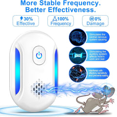 Upgraded Ultrasonic Repellent Electronic Plug-in Pest Control