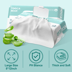 50piece/bag Premoistened Disposable Wipes Soft and skin-friendlyNon-irritating for Baby