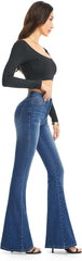 FLYING BANANA Women's Curvy Strtchy Bootcut Flare Denin Jeans