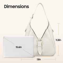 Women's Tote Handbags - Soft PU Leather Shoulder Tote Purses with Zipper for Stylish and Functional Everyday Use