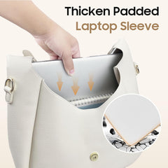 Women's Tote Handbags - Soft PU Leather Shoulder Tote Purses with Zipper for Stylish and Functional Everyday Use