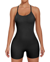 Yoga Backless Workout Bodycon Romper