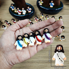 100 Mini Jesus Statues - Easter Gifts, Decor, Baptism & Pentecost Favors, Egg Stuffers, Party Decor, Sunday School Gifts