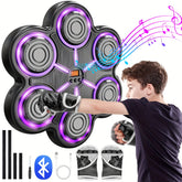Smart Music Boxing Trainer w/ Gloves - Wall-Mounted Punching Target for Home & Gym - Perfect Fitness Gift