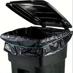 65+ Gallon Heavy Duty Tear-Resistant Trash Bags - 25/50/100/150 Bags Black for Yard Waste, Disposal, Camping
