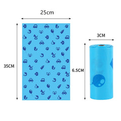 Sealing Cat Litter Poop Clump Pick-Up Bags with Handles Scoop Tie Bags Dog Waste Bag