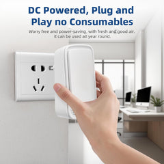 2 Pieces Negative Air Ionizer Filterless Plug, Silent for Kitchen/Pets