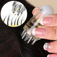 Mini Scalp Massage Comb – Medicine Applicator Roller Ball for Hair Growth