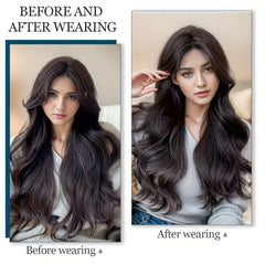 7 pieces of Water Ripple Large Ripple Adhesive Hair Patches to Increase Hair