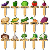 15 pieces/set of wooden plant labels can be reused