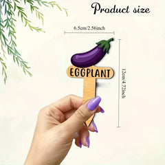 15 pieces/set of wooden plant labels can be reused