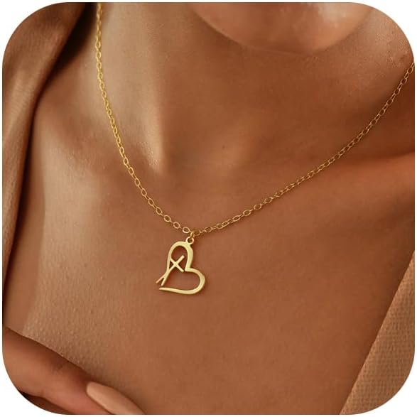 Cross Necklace for Women 14K Real Gold Silver Plated Dainty Pendant ChokerCross Charm Chain Necklace Faith Jewelry