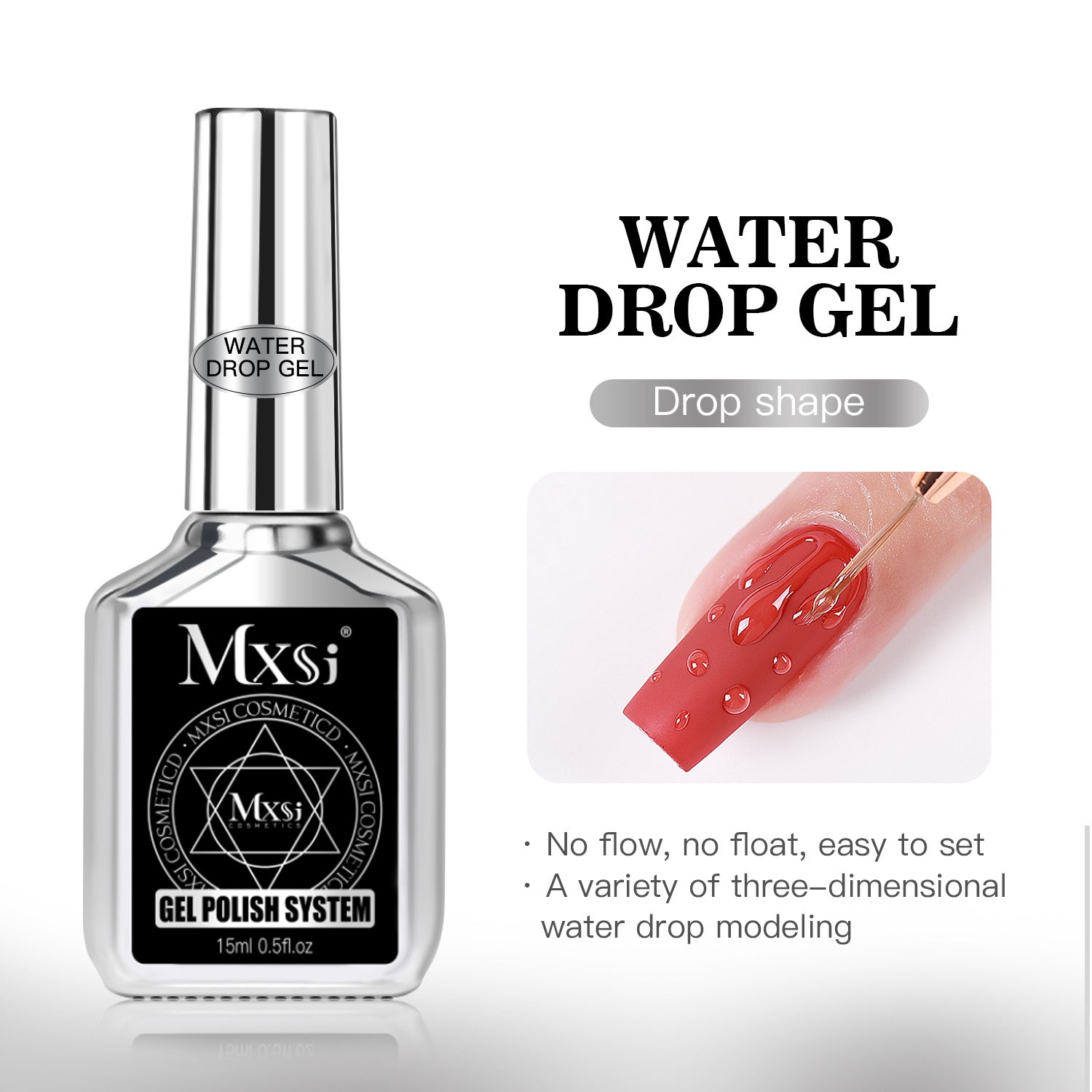 15ml Blooming Gel Nail Polish Blossom Marble Gel Polish Soak Off U V LED Gel for Nail Art Manicure Painting - 0.5 fl.oz