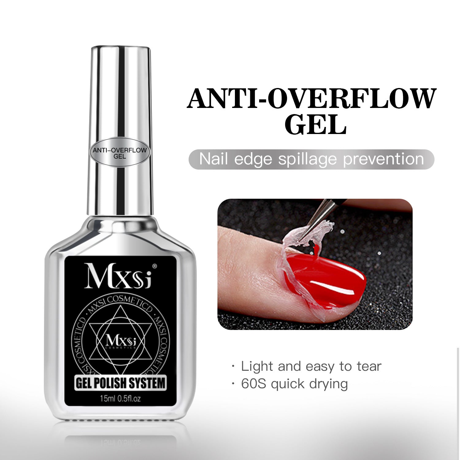 15ml Blooming Gel Nail Polish Blossom Marble Gel Polish Soak Off U V LED Gel for Nail Art Manicure Painting - 0.5 fl.oz