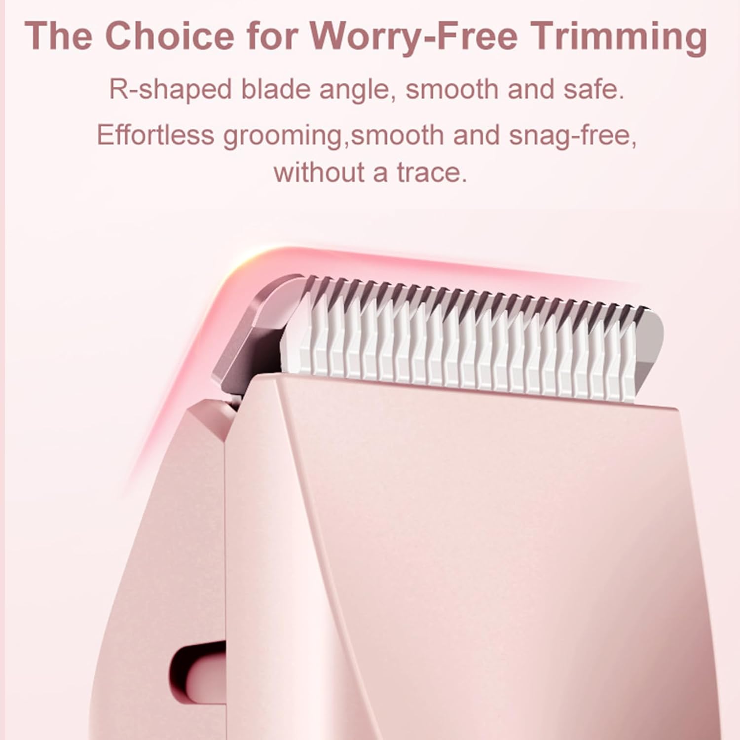 2-in-1 IPX7 Waterproof Body Shaver & Bikini Trimmer - Detachable Head Cordless for Smooth Legs