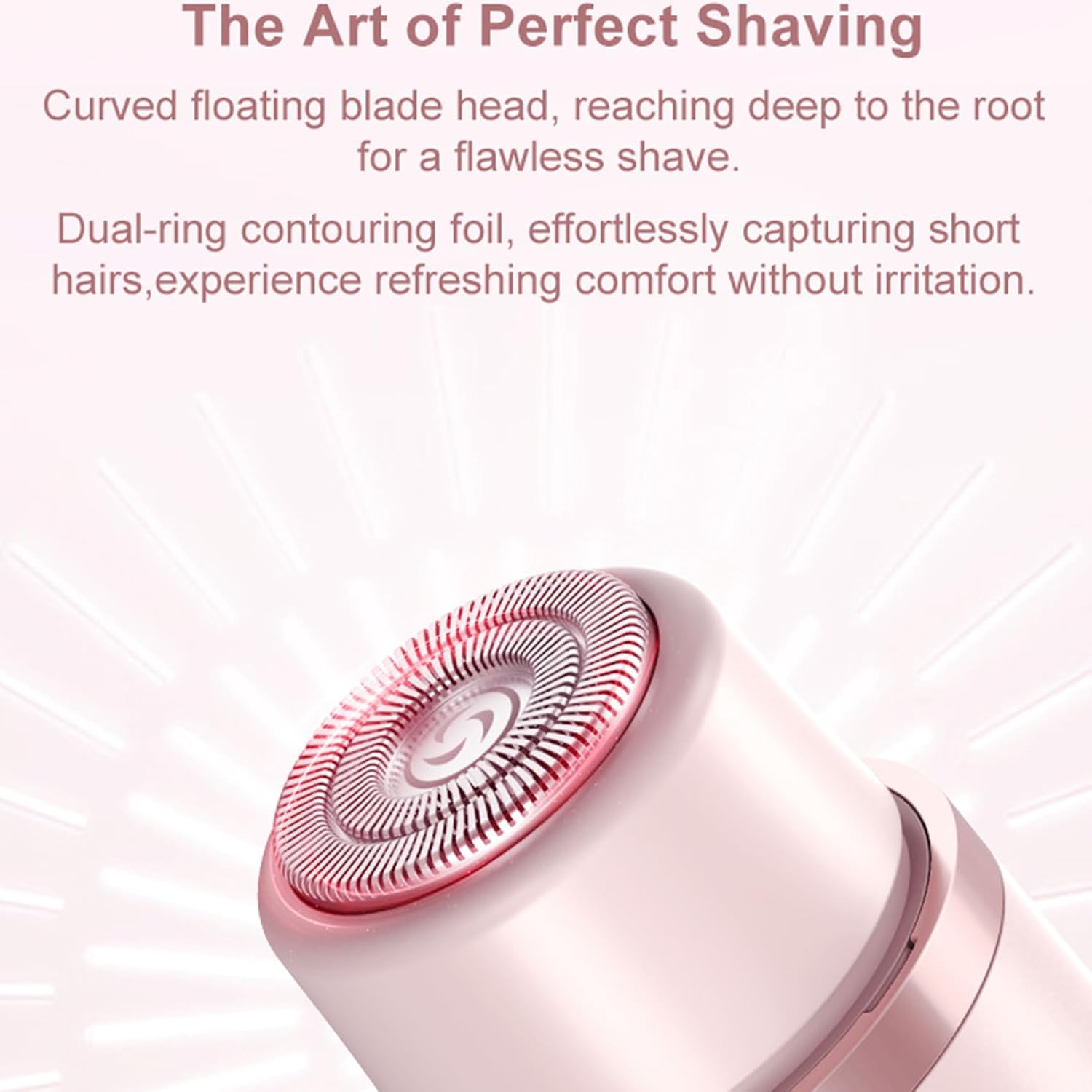 2-in-1 IPX7 Waterproof Body Shaver & Bikini Trimmer - Detachable Head Cordless for Smooth Legs