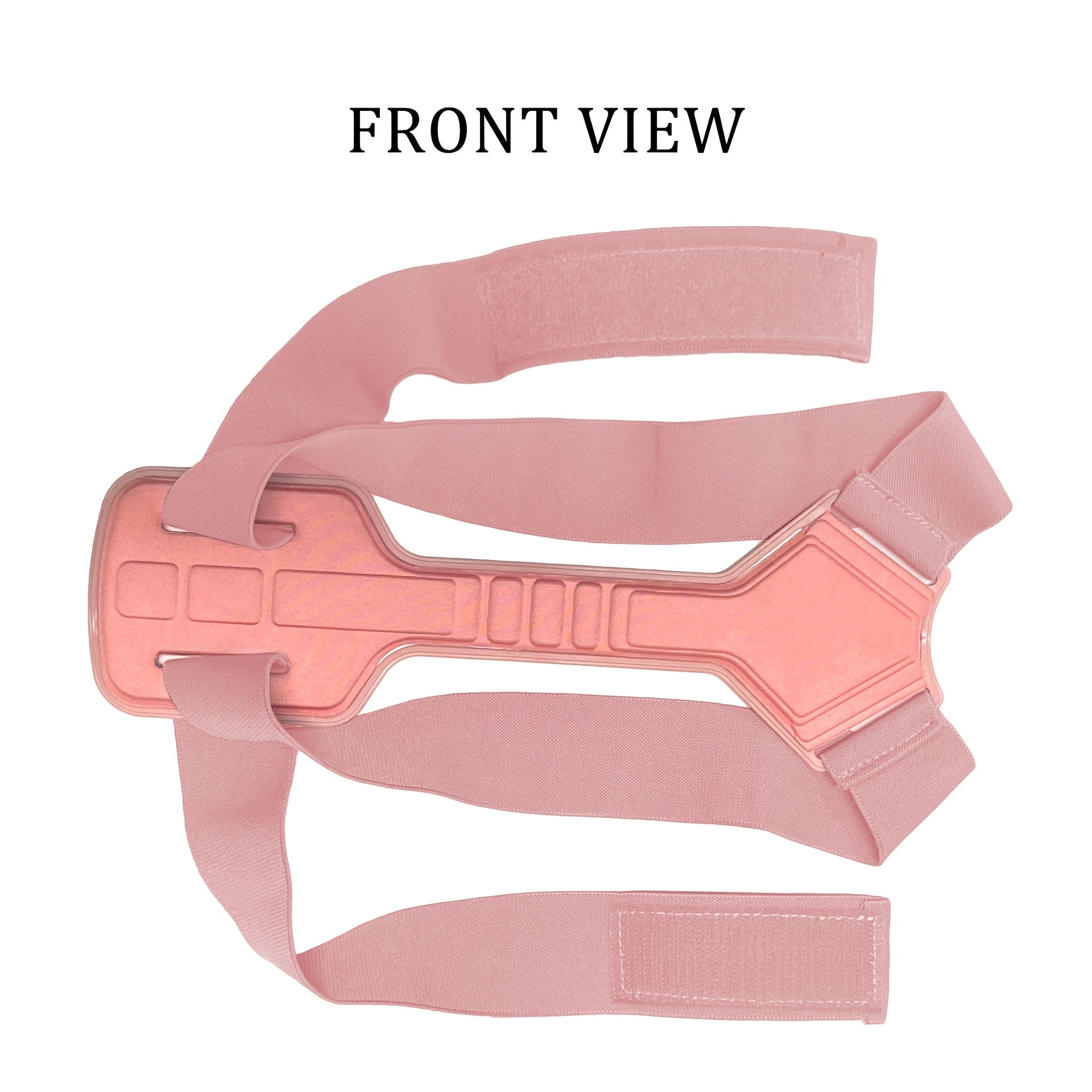 Undetectable Posture Corrector: Lightweight Steel Frame Brace for Hunchback & Shoulder Alignment | Wear Under Clothes | Unisex Adults (Black & Pink)