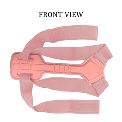 Undetectable Posture Corrector: Lightweight Steel Frame Brace for Hunchback & Shoulder Alignment | Wear Under Clothes | Unisex Adults (Black & Pink)