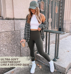 Leggings para mujer, paquete de 3, sin transparencias, de cintura alta, con control del abdomen, para yoga, entrenamiento, correr 