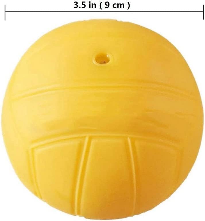 Replacement Balls | 3.5inch Yellow Soft Rubber Roundnet Game Balls